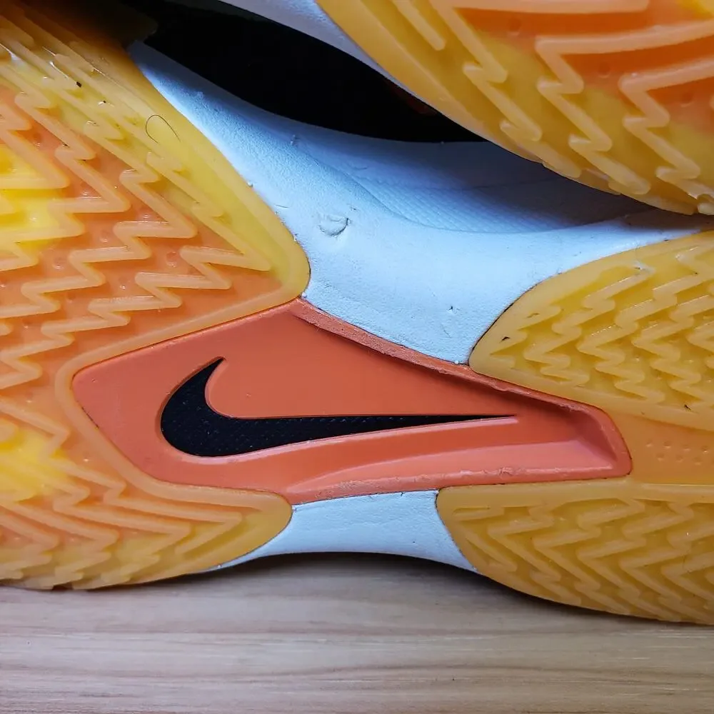 Nike Mens Size 8 G.T. Cut 3‎ Basketball Shoes Black Green Orange Athletic Sporty